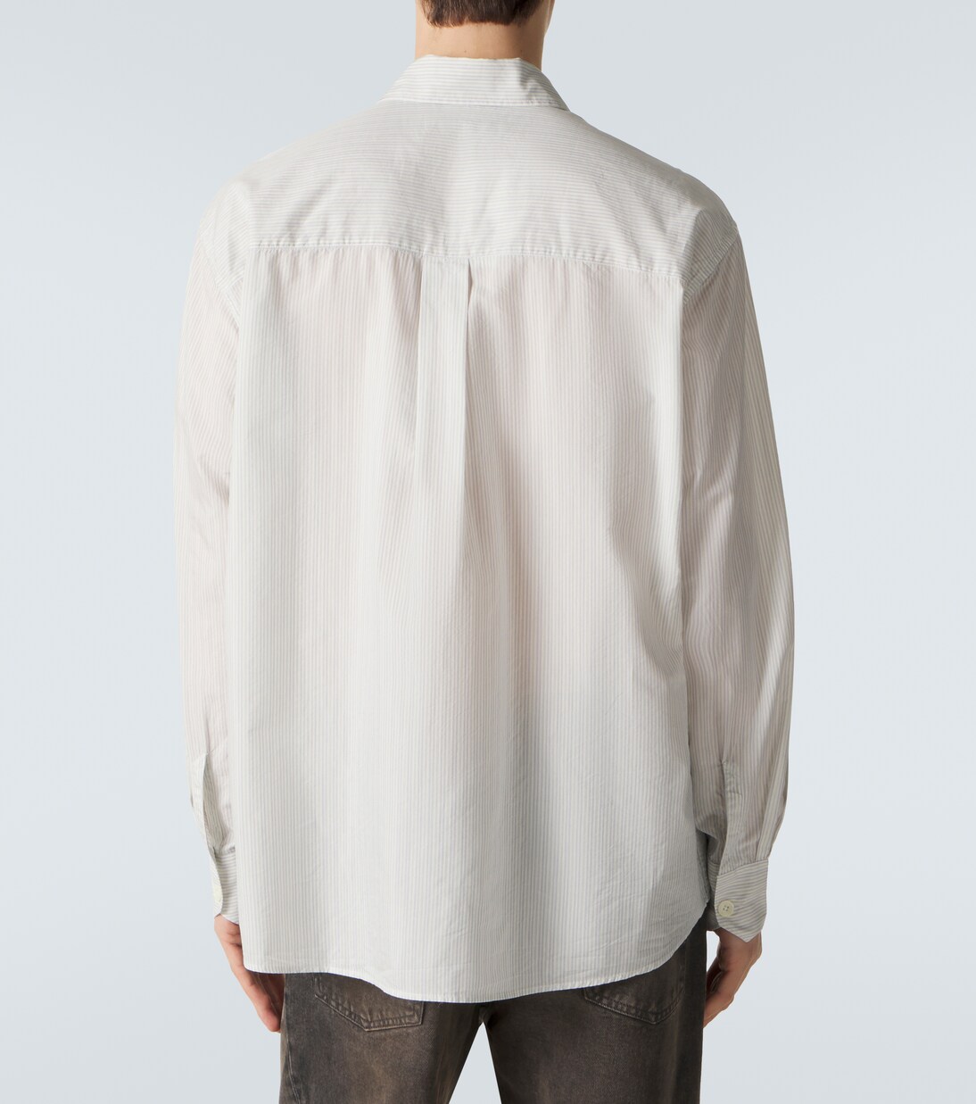 Above striped cotton-blend shirt | Our Legacy