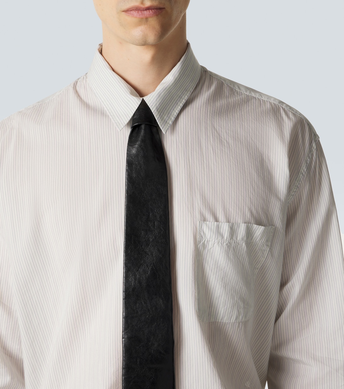 Above striped cotton-blend shirt | Our Legacy