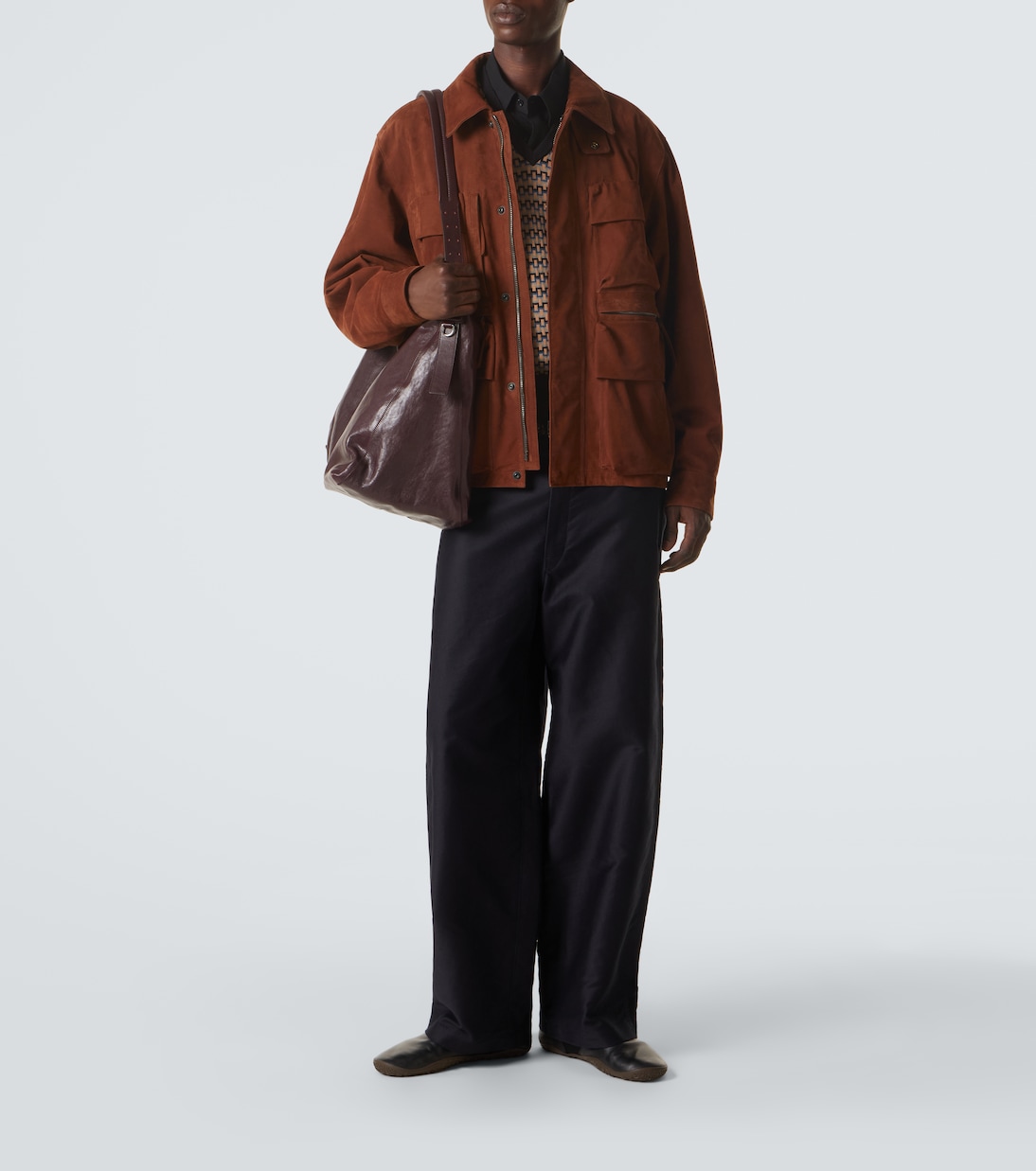 Bolso al hombro de piel | Lemaire