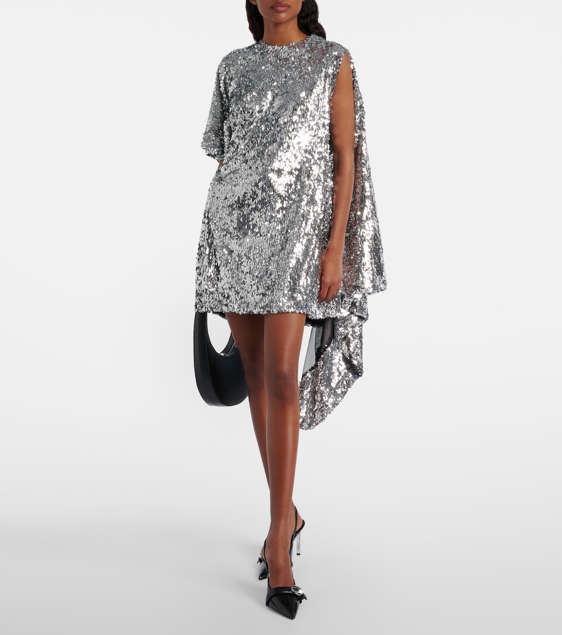 Zero Waste draped sequined minidress | Coperni