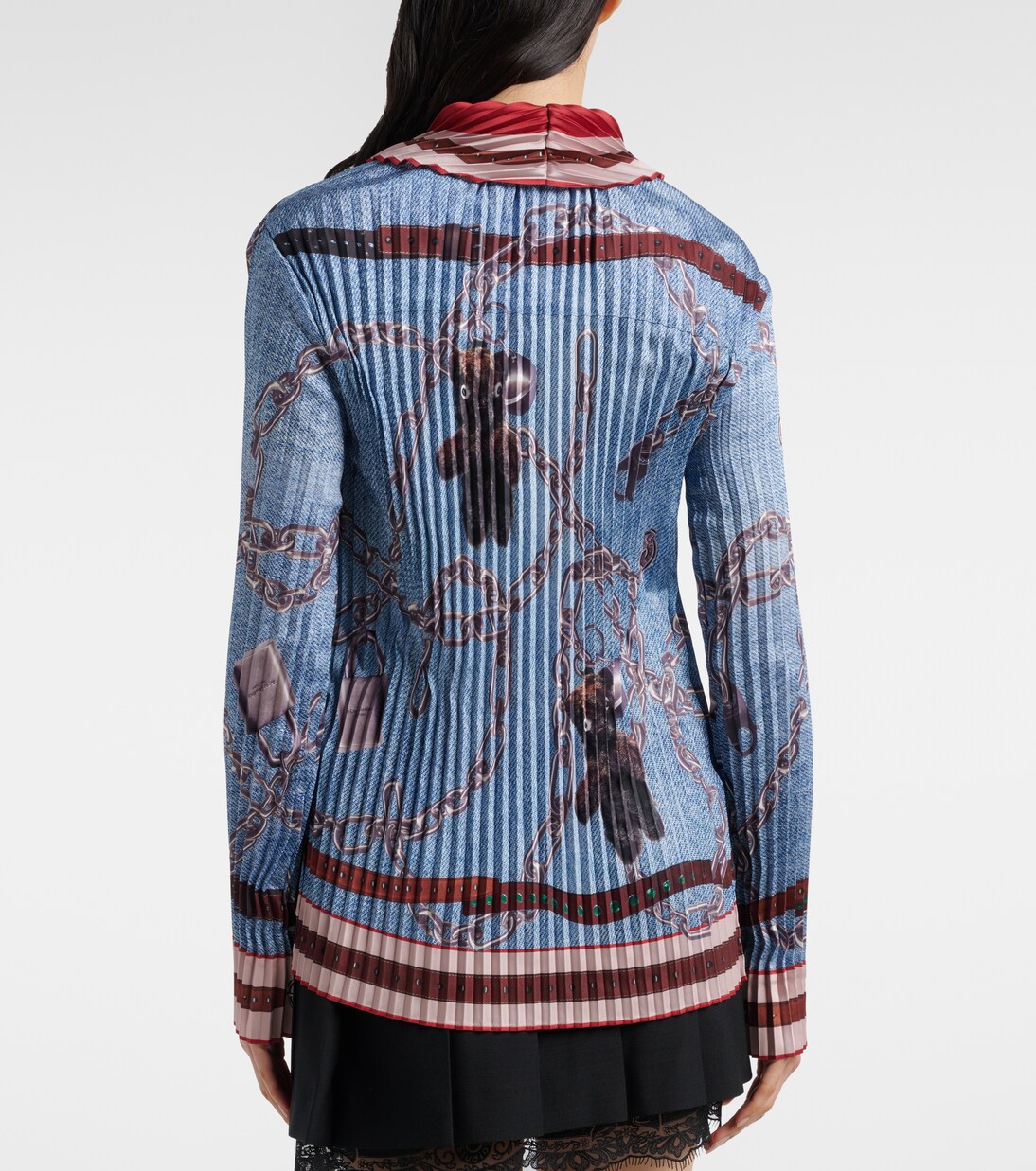 印花褶裥错视效果衬衫 | Acne Studios