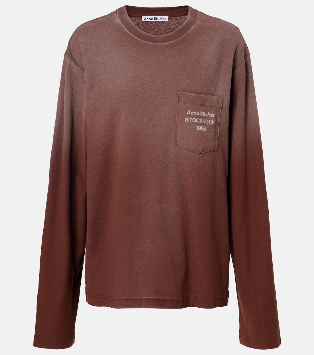 Logo cotton and hemp jersey T-shirt | Acne Studios