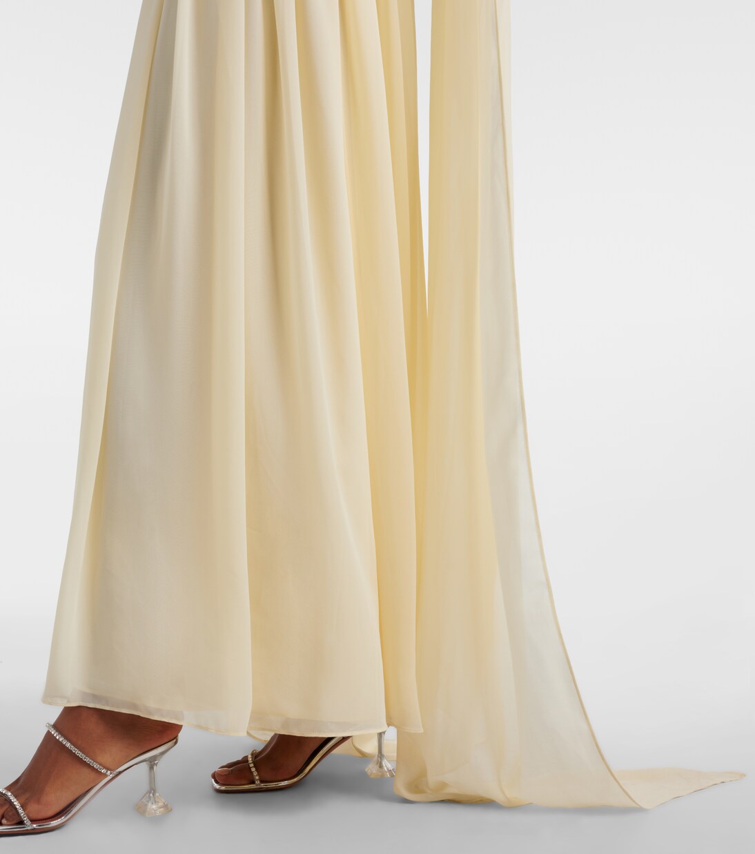 Maxikleid aus Georgette | Self-Portrait