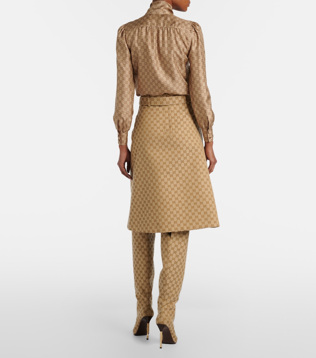 GG Canvas midi skirt | Gucci