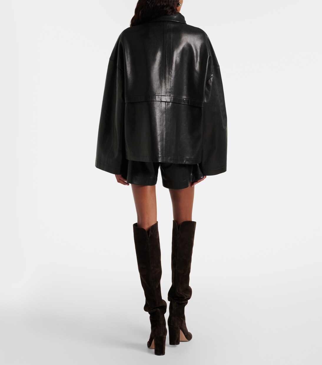 Shorts Barrel de piel | Nour Hammour