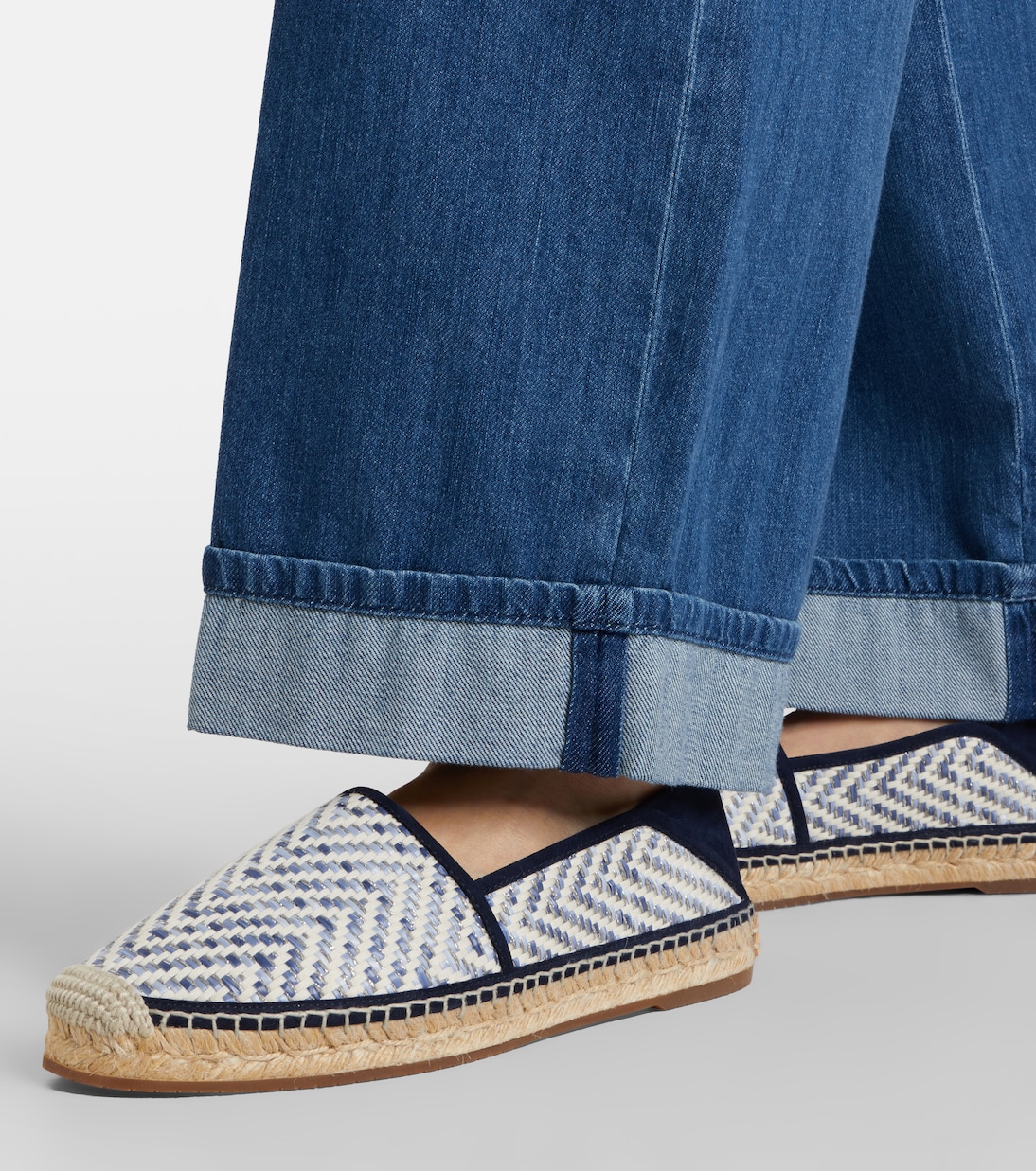 Espadra raffia-effect espadrilles | Manolo Blahnik