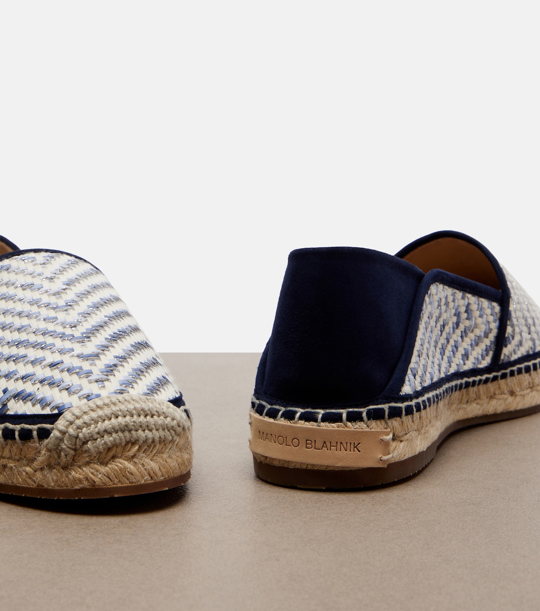 Espadra raffia-effect espadrilles | Manolo Blahnik
