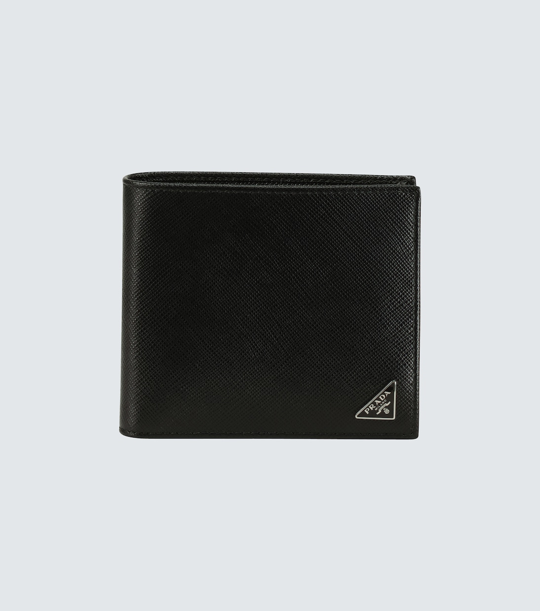 Folded leather wallet | Prada