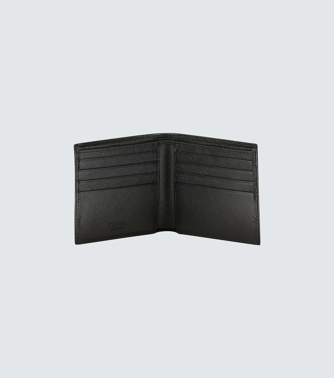 Folded leather wallet | Prada