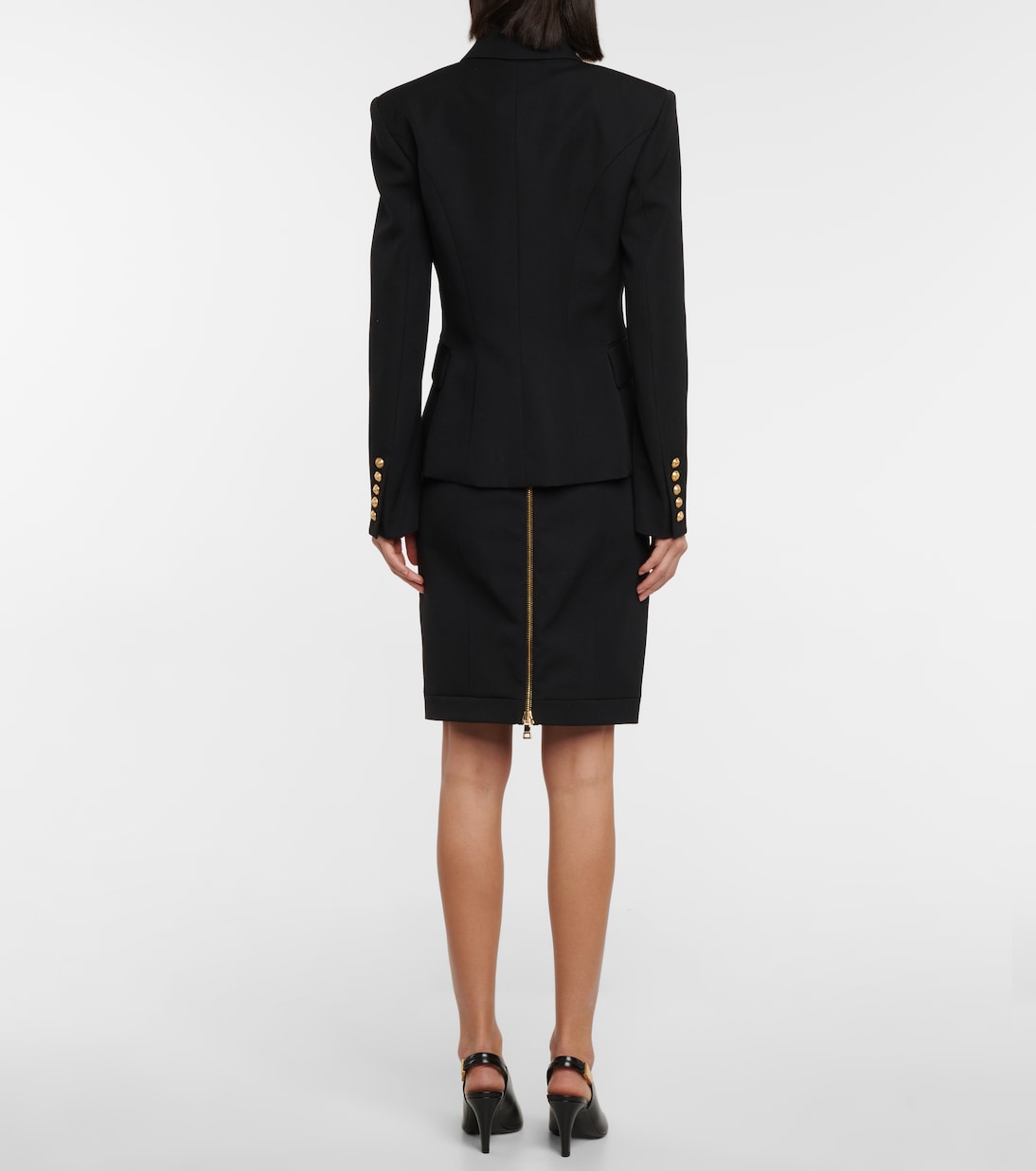 Double-breasted wool blazer | Balmain