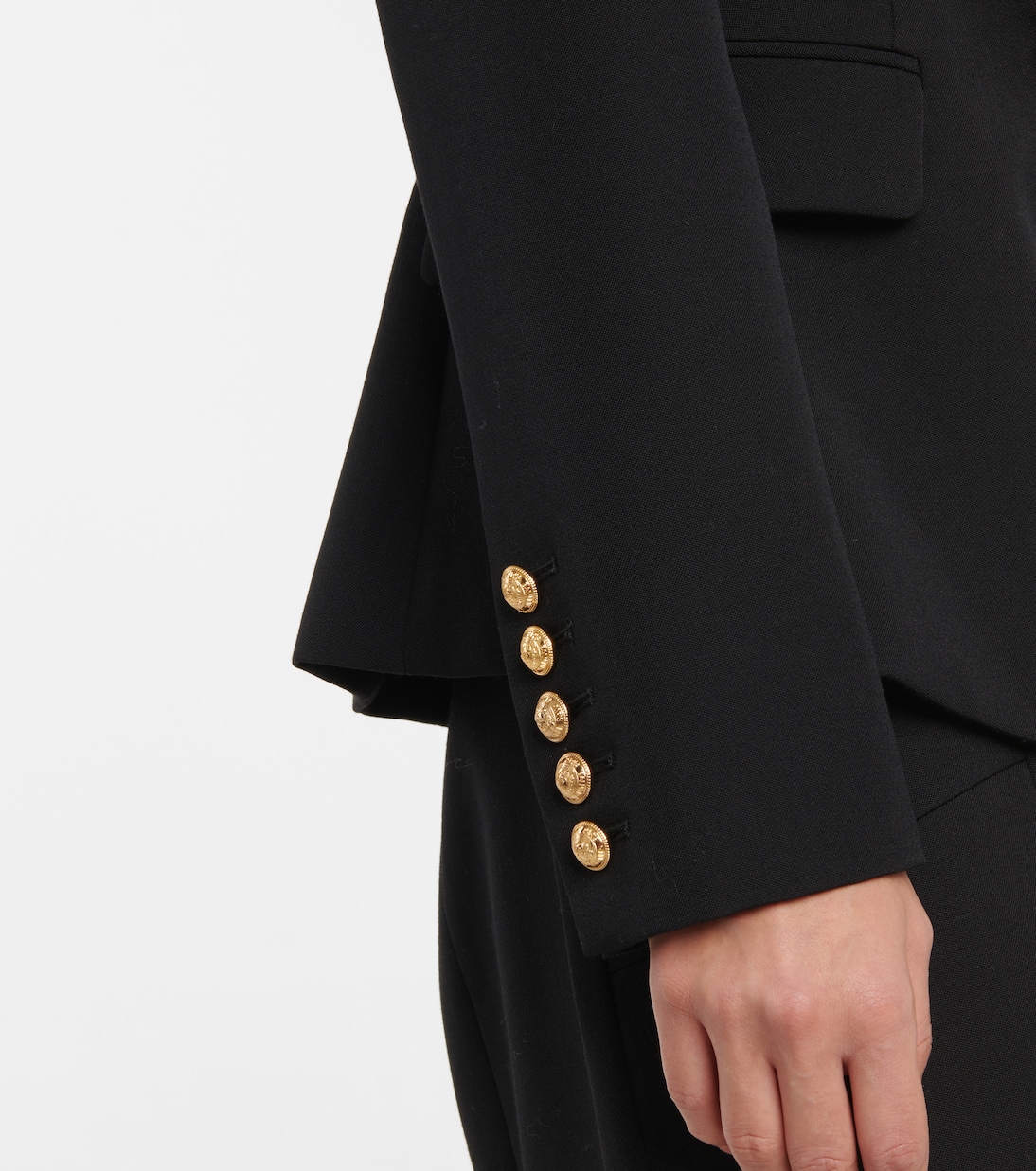 Double-breasted wool blazer | Balmain