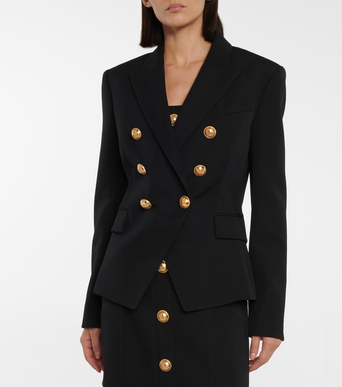 Double-breasted wool blazer | Balmain