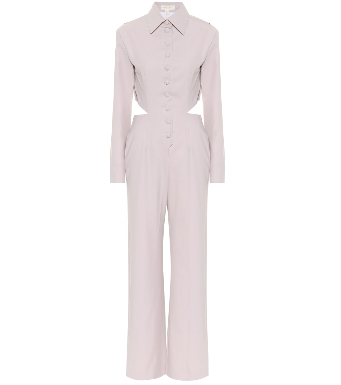 Jumpsuit in misto lana con cut-out | Matériel Tbilisi