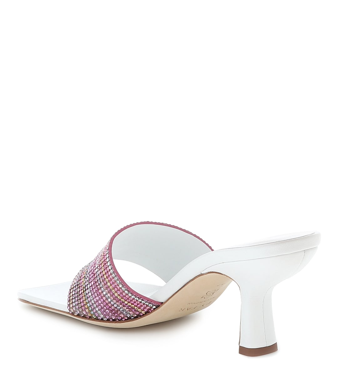Sandali Dylan in pelle con cristalli | By Far