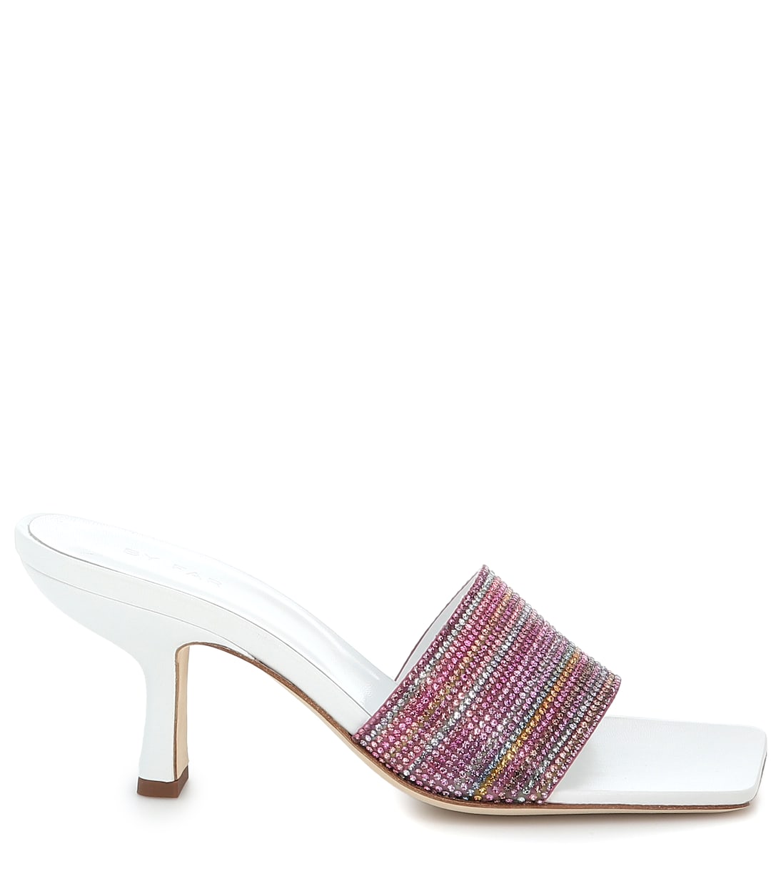 Sandali Dylan in pelle con cristalli | By Far