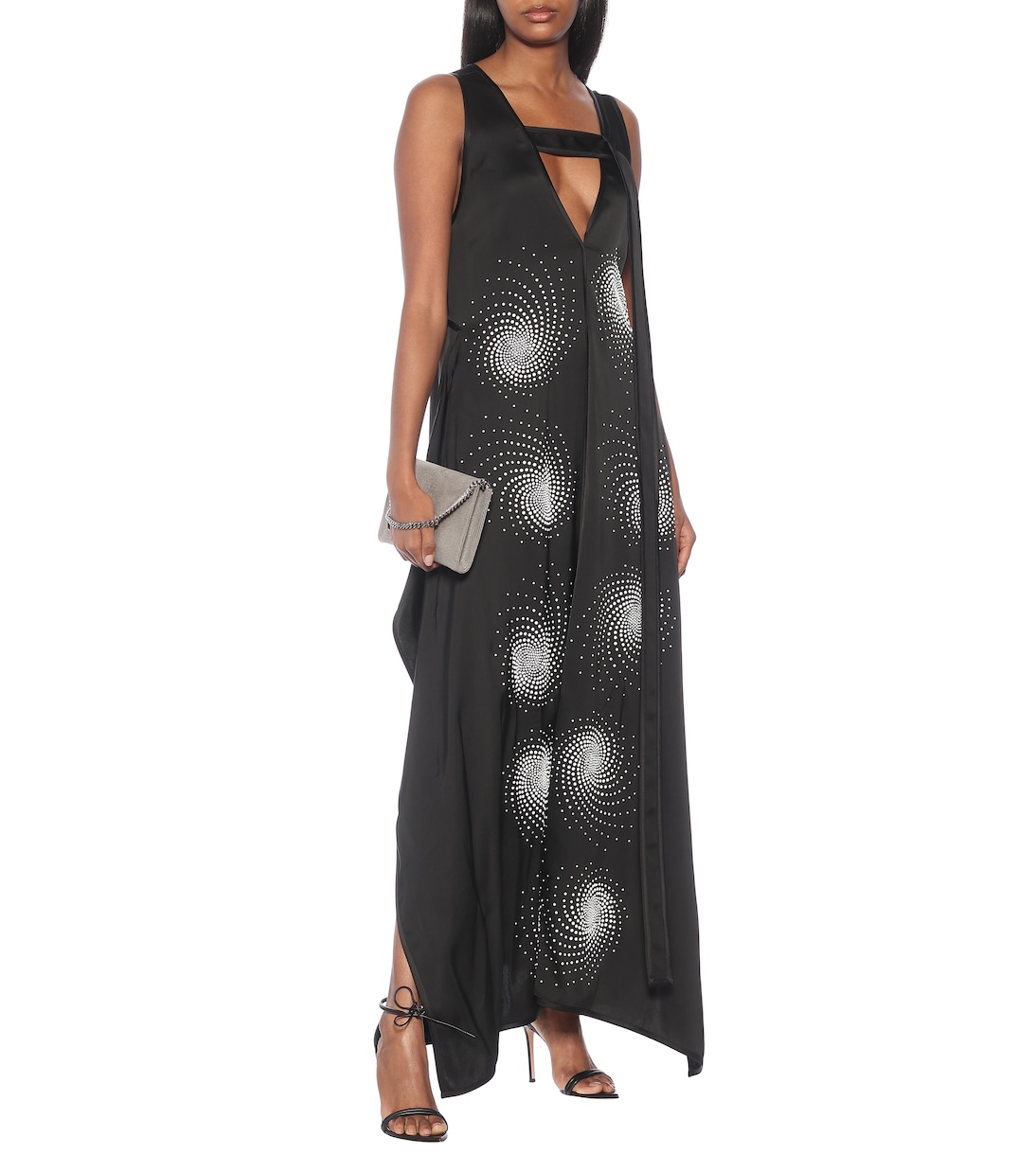 Verzierte Robe aus Satin | Stella McCartney