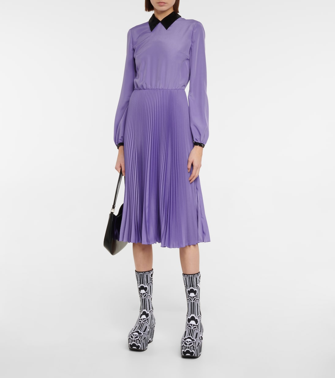 Botines de plataforma de jacquard | Prada
