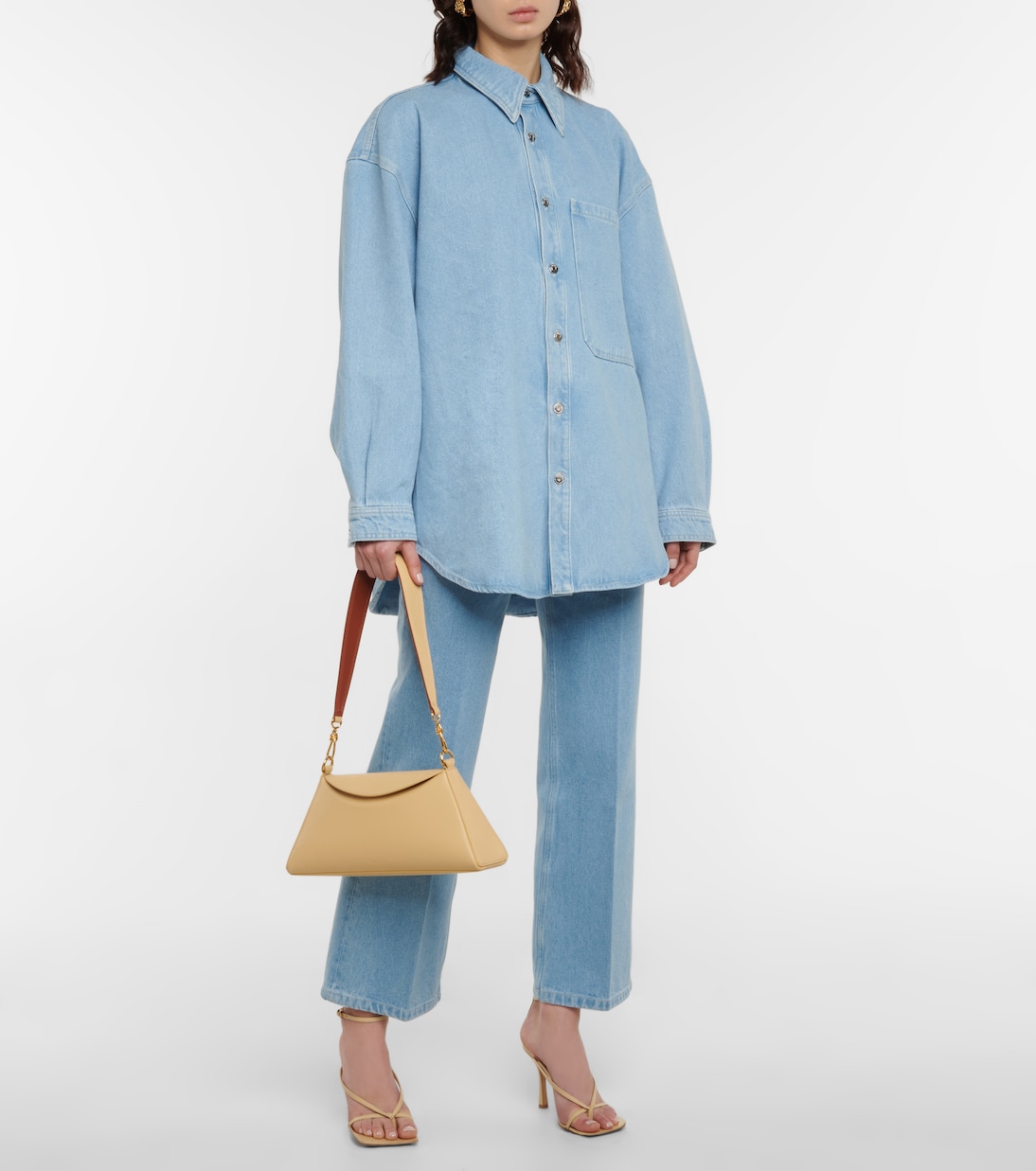 Jeans flared Zoey de tiro alto | Nanushka
