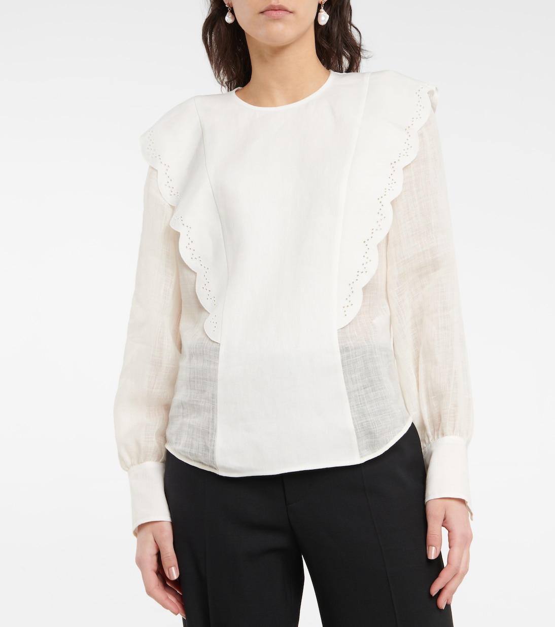 Chloe Linen Blouse |