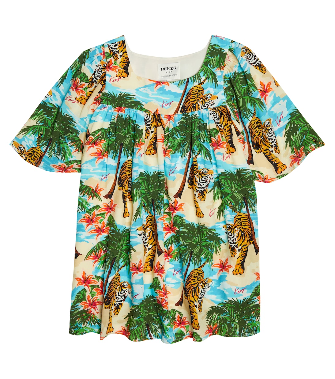 印花连衣裙 | Kenzo Kids