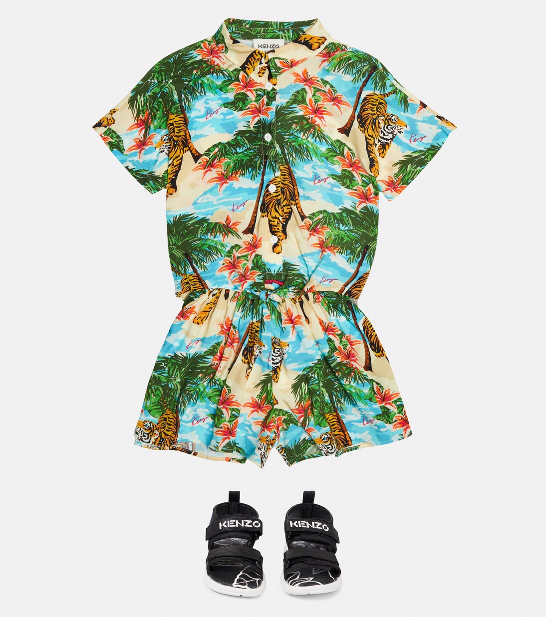 印花连衣裙 | Kenzo Kids