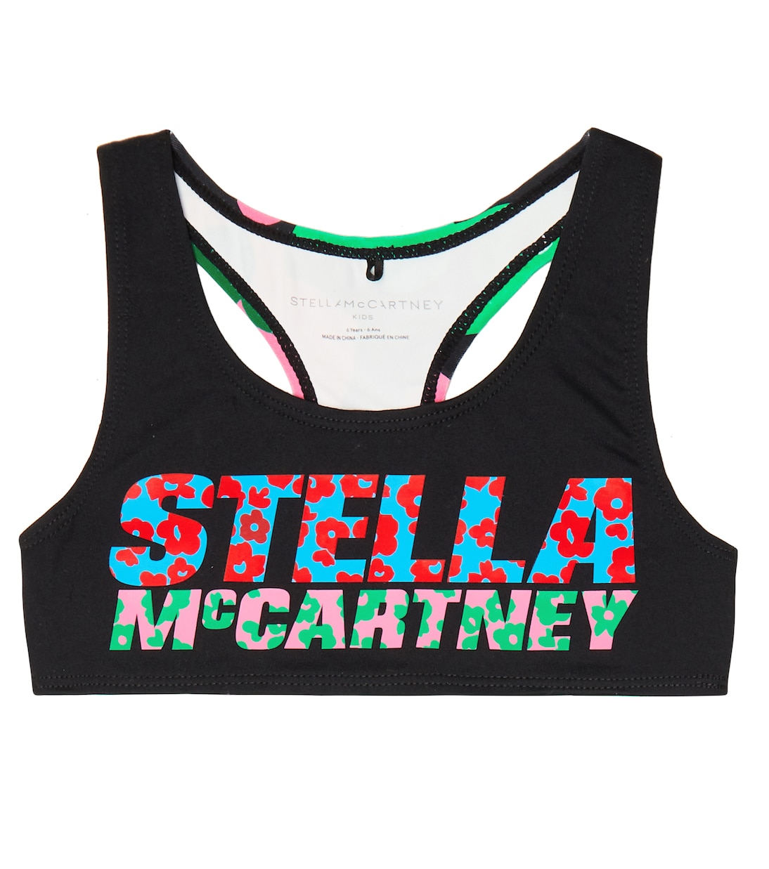 Top cropped active con logo | Stella McCartney Kids