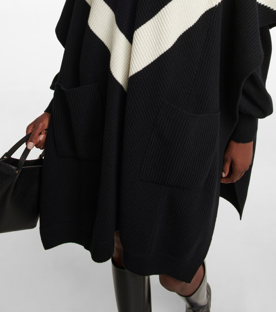 Poncho in lana vergine | Valentino