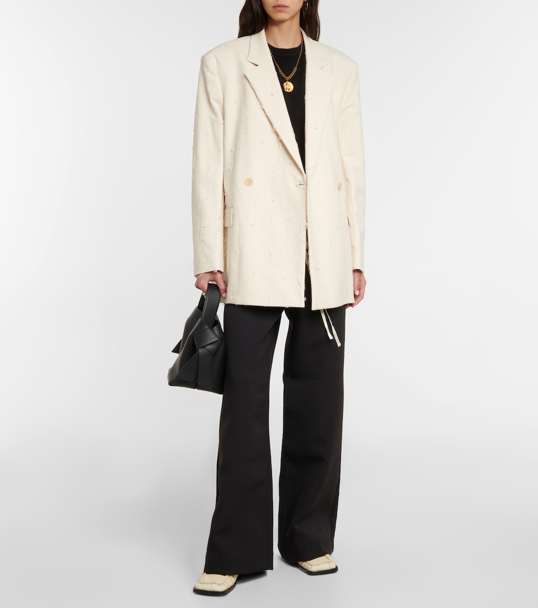 Blazer en mezcla de algodón | Acne Studios