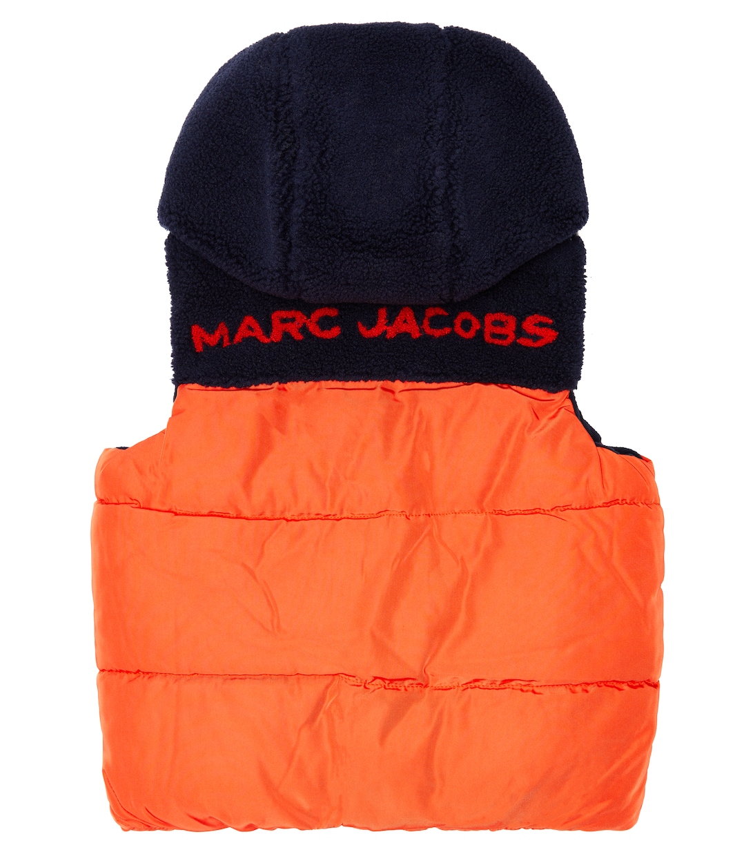 Teddy-paneled puffer vest | Marc Jacobs Kids