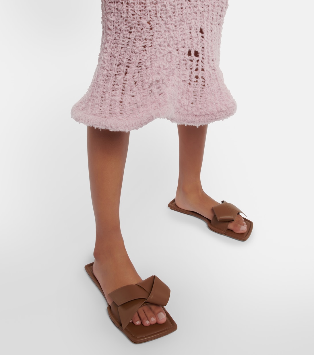Pantolletten Musubi aus Leder | Acne Studios