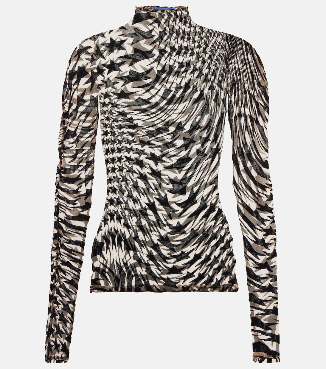Top en tulle et velours | Mugler