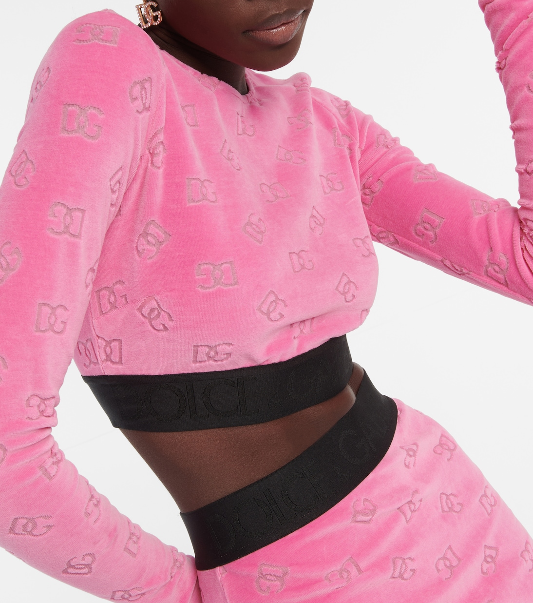 Cropped-Top aus Baumwolle | Dolce&Gabbana