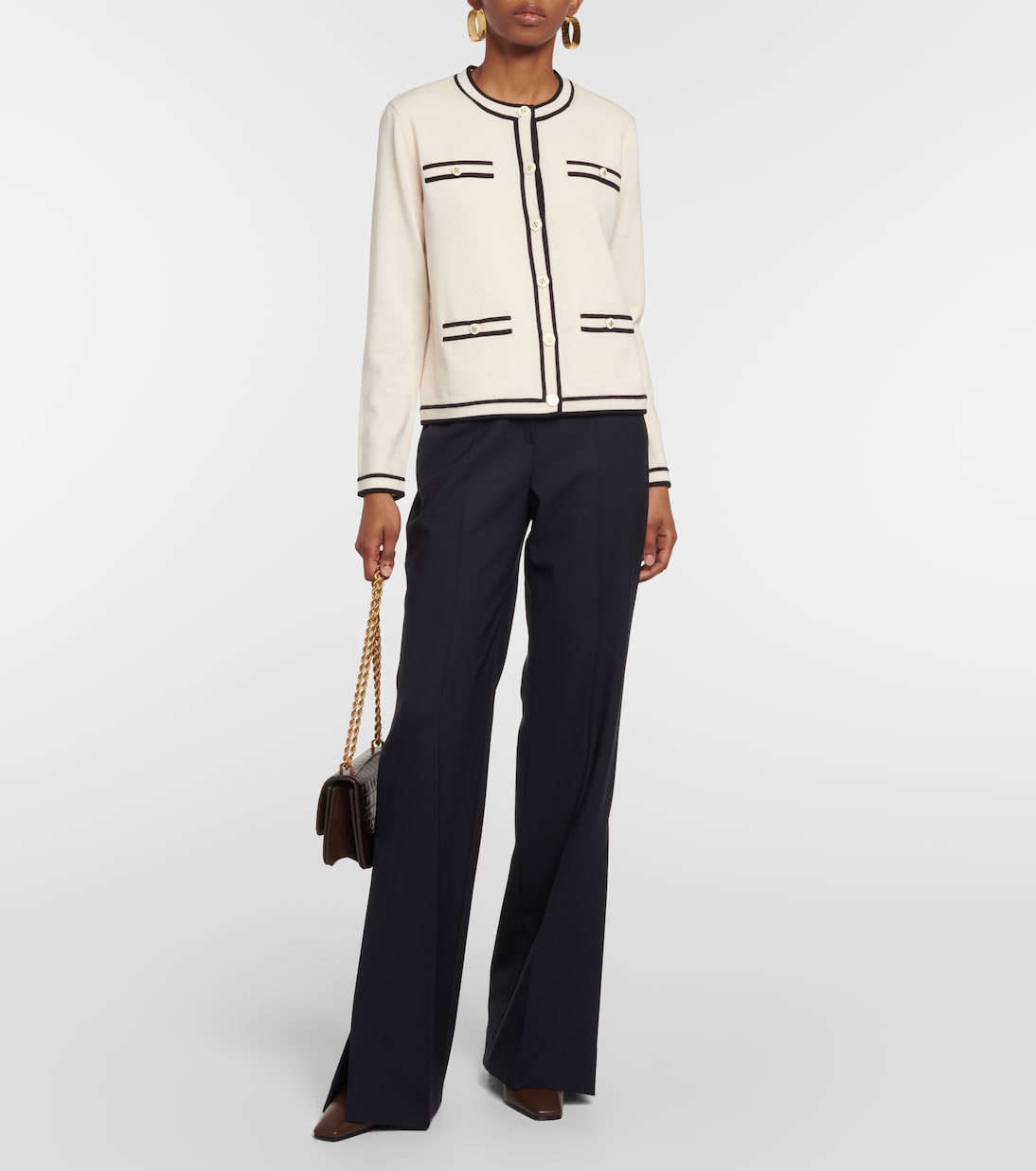 Chaqueta de Lana Kendra para Jóvenes por Tory Burch