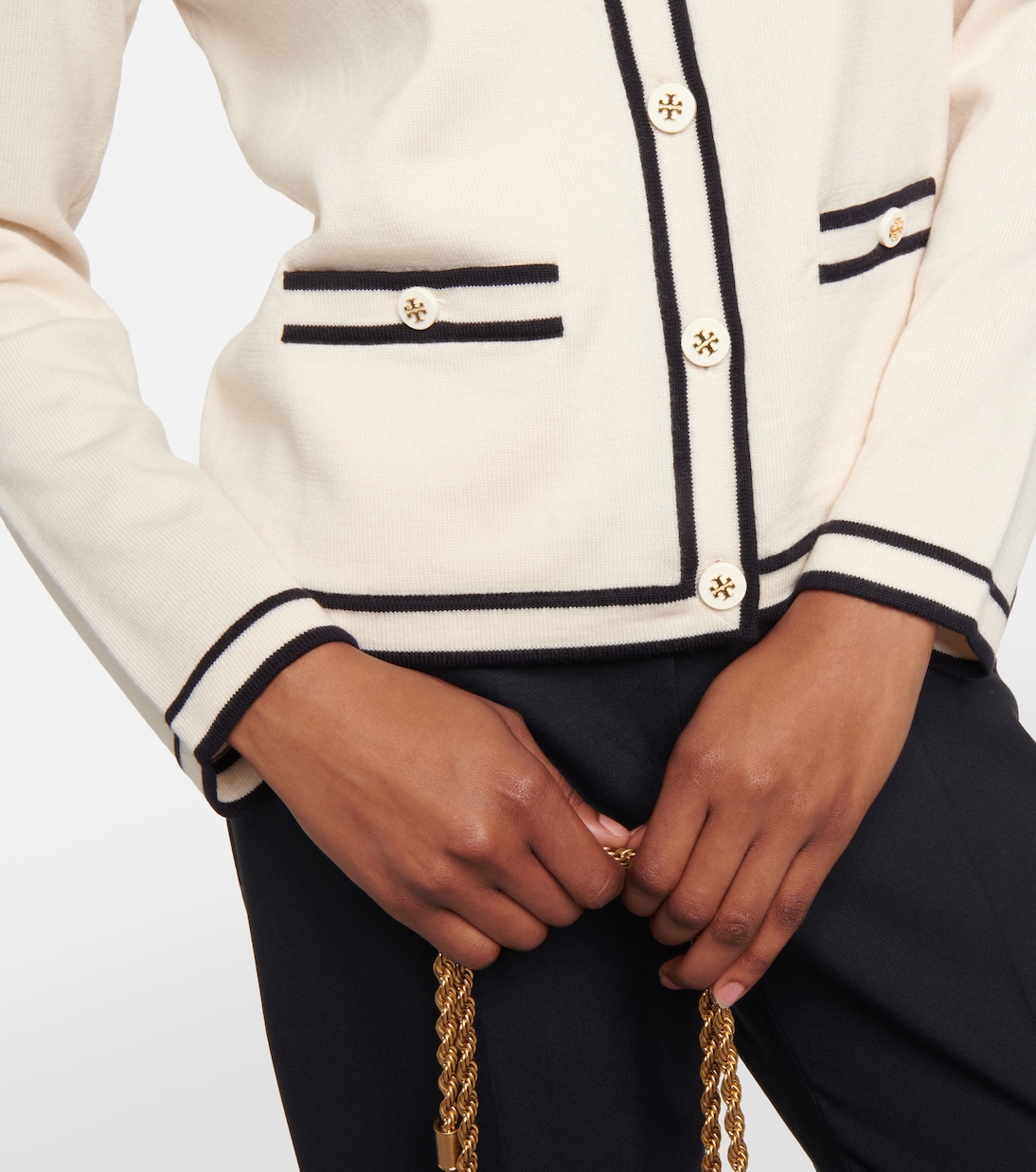 Chaqueta de Lana Kendra para Jóvenes por Tory Burch