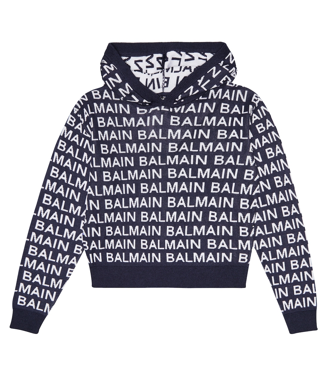 Hoodie aus einem Baumwollgemisch | Balmain Kids
