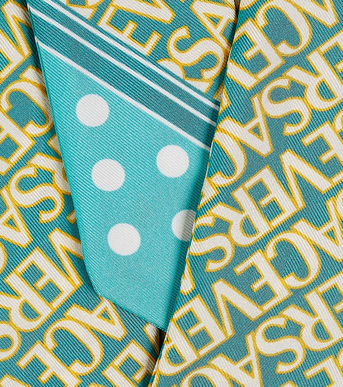 Pañuelo de seda estampado | Versace