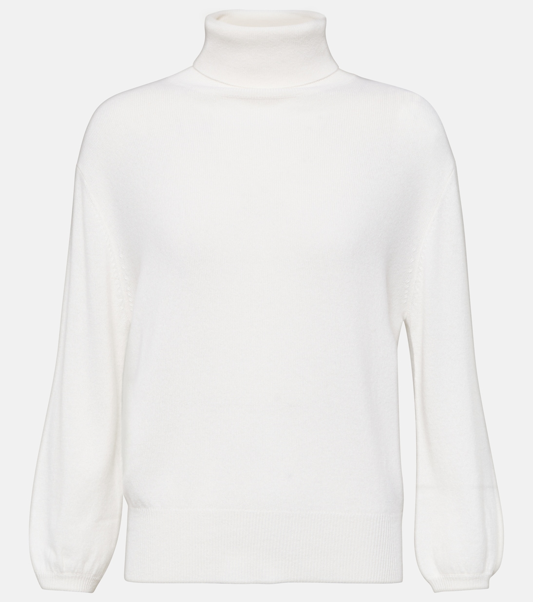 Jersey de cuello alto en lana y cachemir | Jardin des Orangers