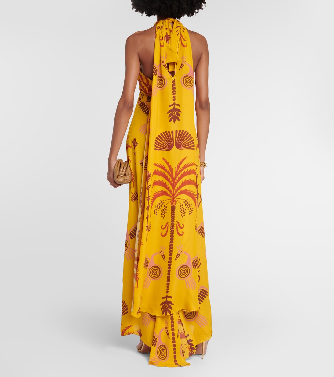 Printed silk georgette maxi dress | Johanna Ortiz