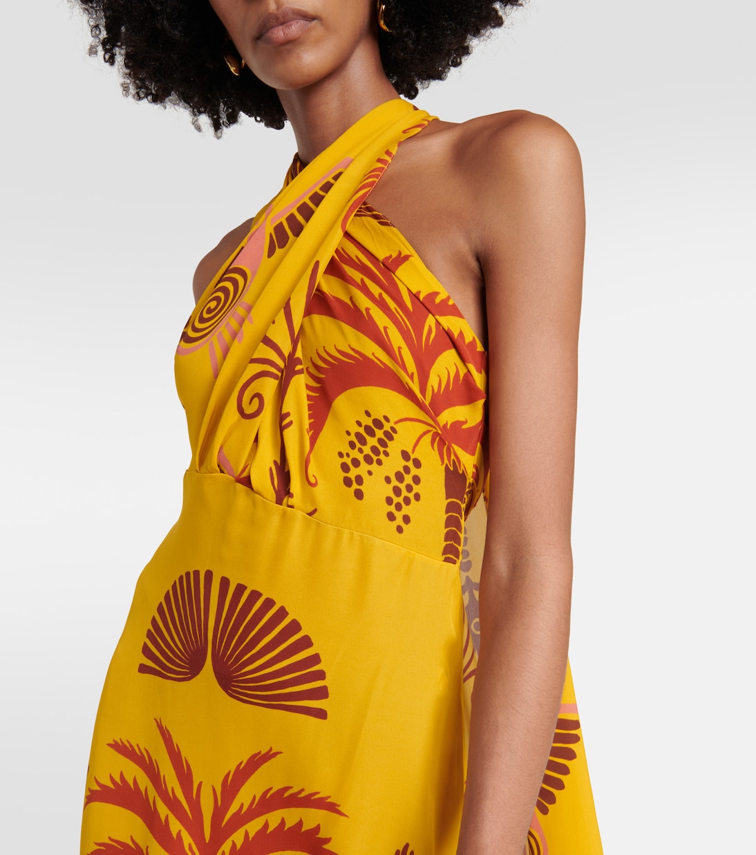 Printed silk georgette maxi dress | Johanna Ortiz