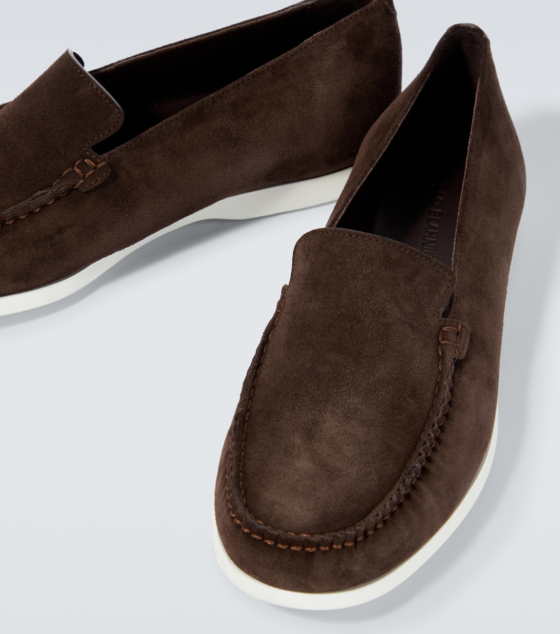 Mocassini Monaco in suede | Manolo Blahnik