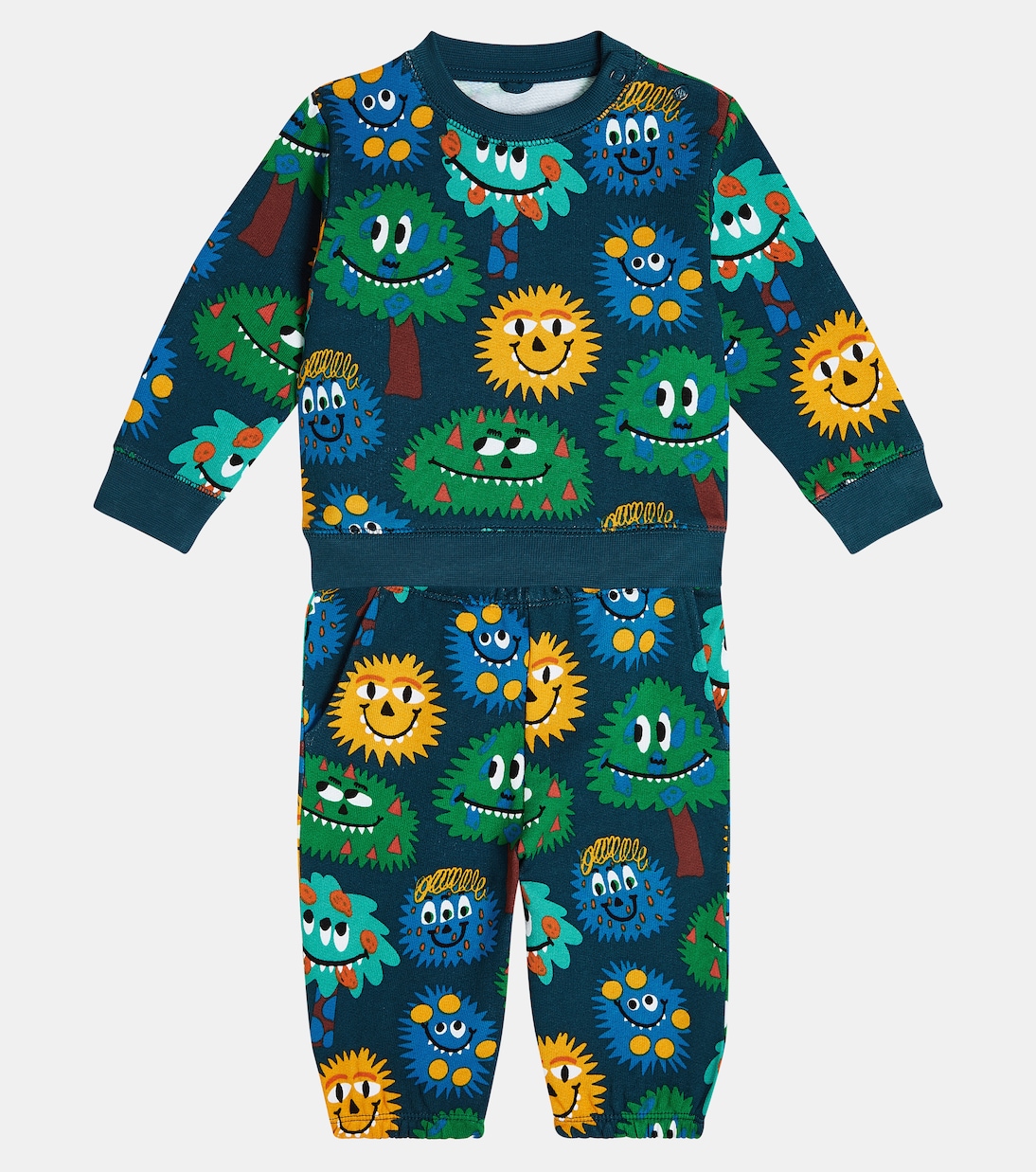 Baby printed cotton jersey sweatshirt | Stella McCartney Kids