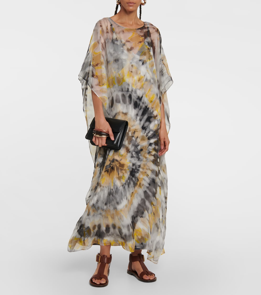 Printed silk kaftan | Chloé