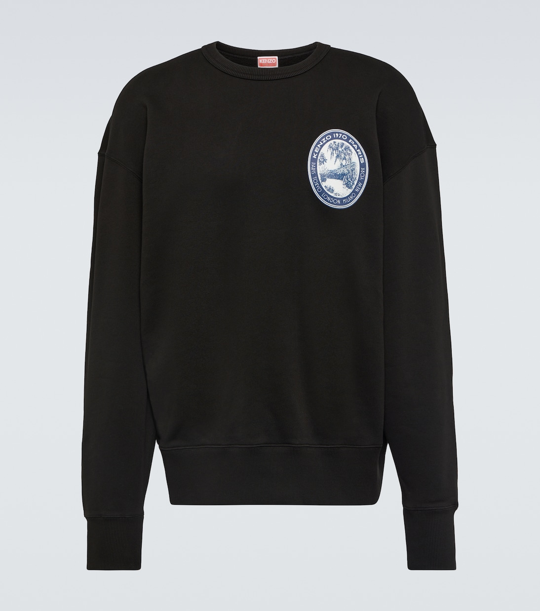 Felpa in jersey di cotone con logo | Kenzo