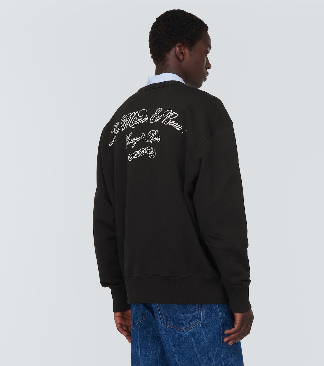 Felpa in jersey di cotone con logo | Kenzo