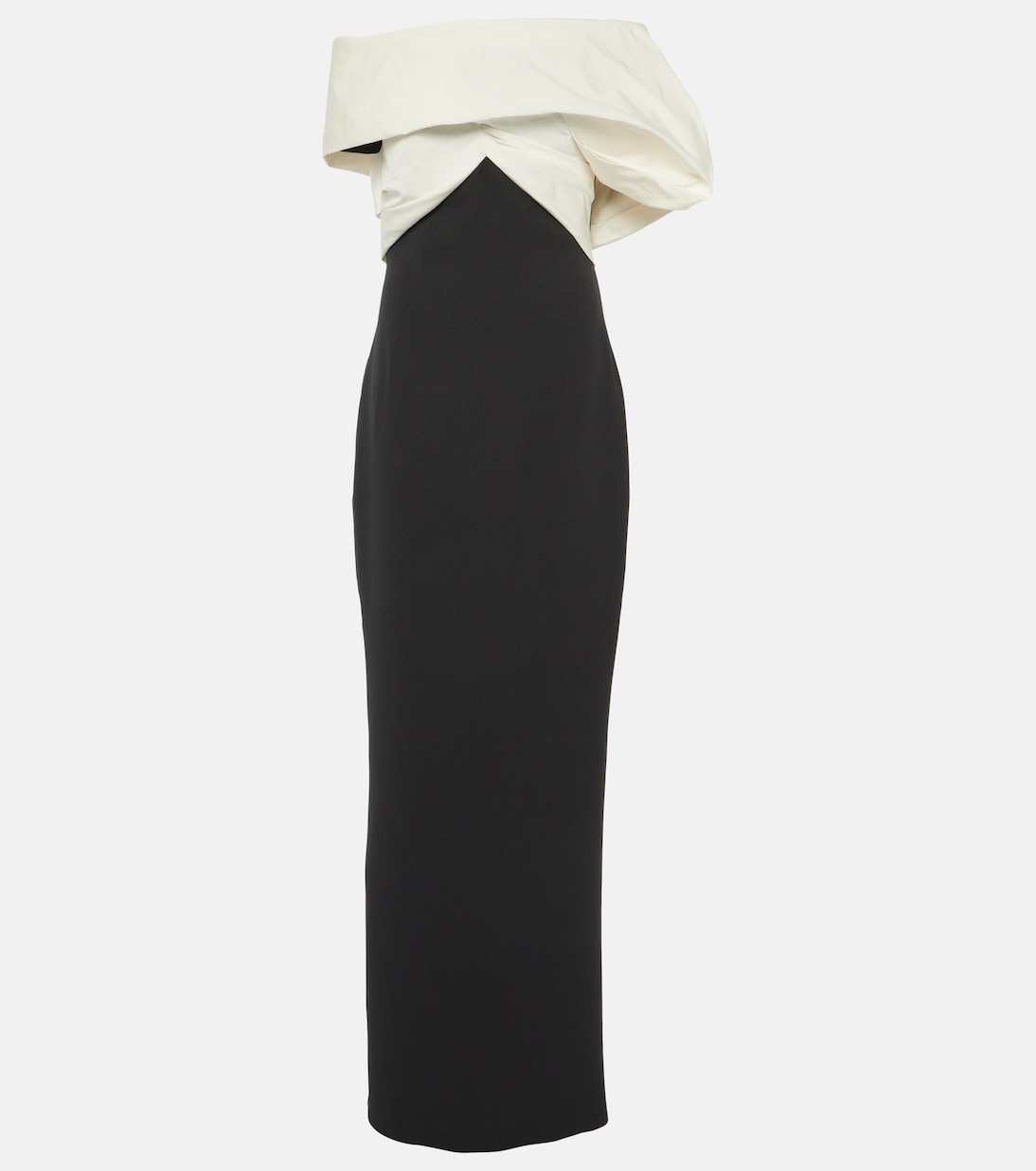 Robe Lerena Vista aus Crêpe | Safiyaa