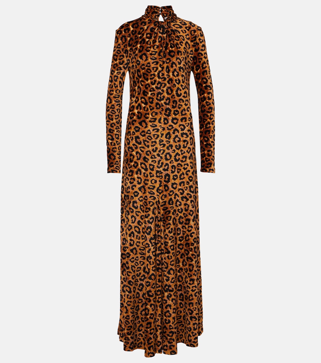 Leopard-print maxi dress | Rabanne