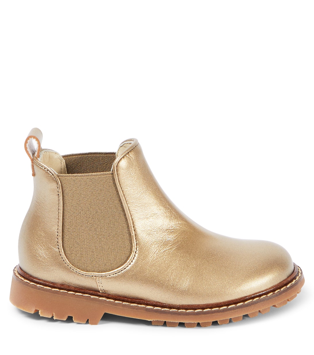 Stivali Mathis in pelle metallizzata | Bonpoint