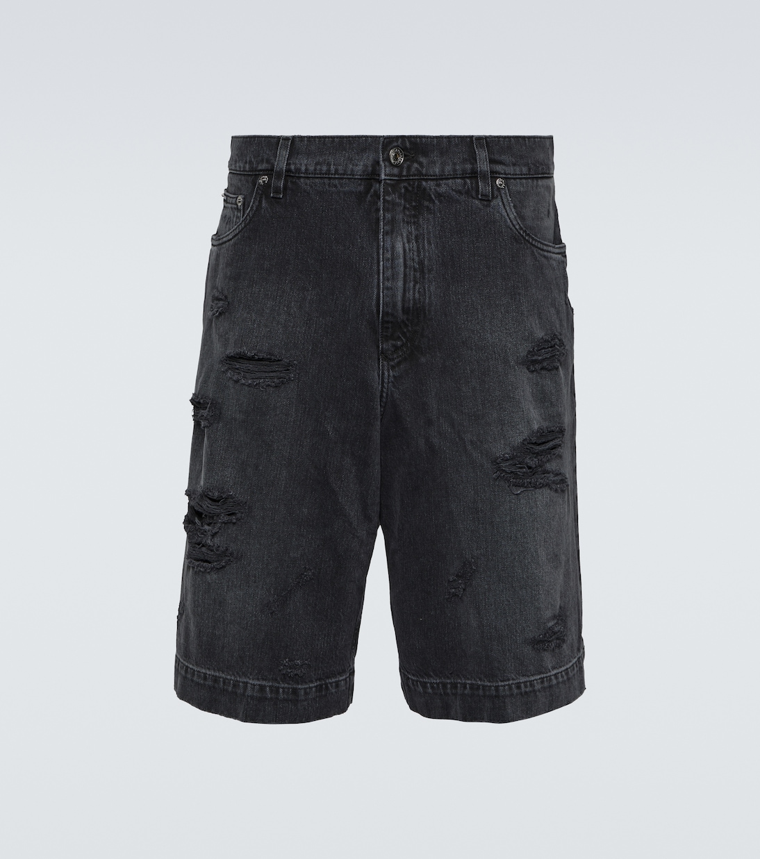 Shorts de denim efecto desgastado | Dolce&Gabbana
