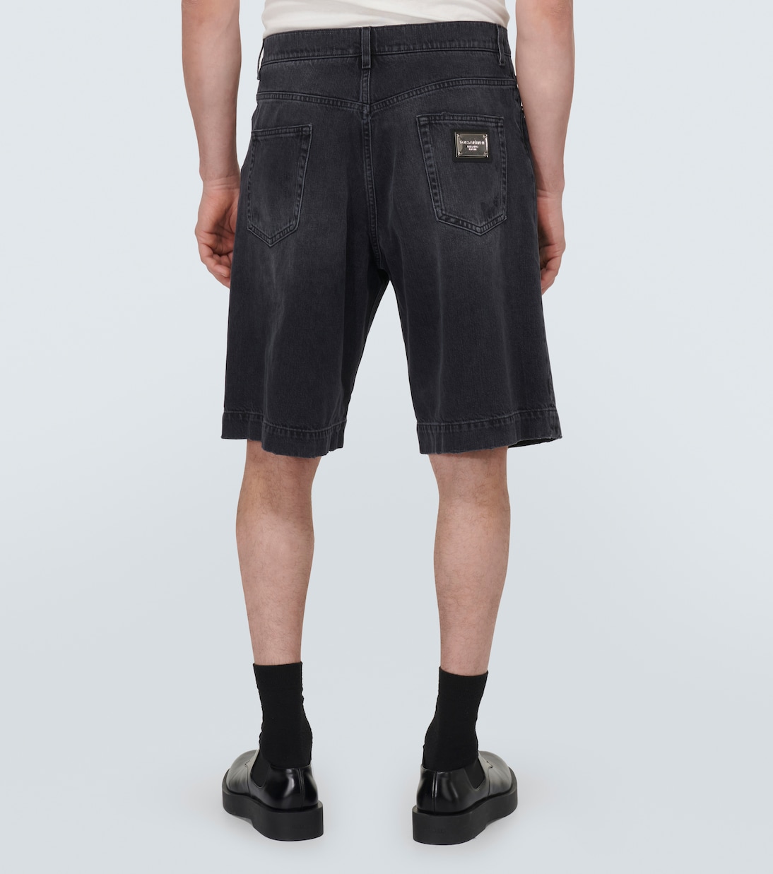Shorts de denim efecto desgastado | Dolce&Gabbana