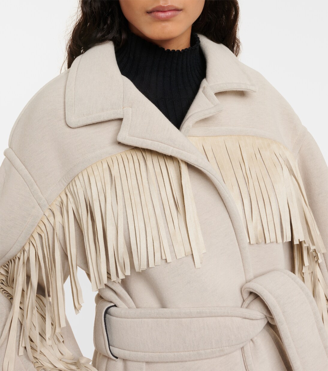 Chaqueta con flecos | Goldbergh
